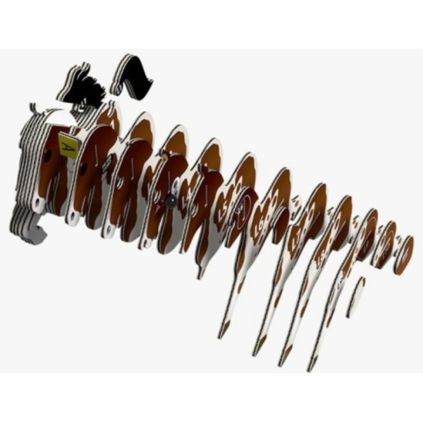 KOŃ układanka przestrzenna ssak 3D Eugy 6+