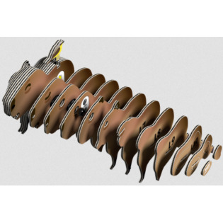 KAPIBARA układanka przestrzenna ssak 3D Eugy 6+