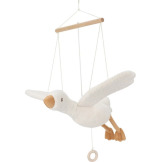 LATAJĄCA GĄSKA kremowa ozdoba do pokoju Newborn Naturals Little Dutch 0+