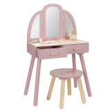 DUŻA TOALETKA drewniana z akcesoriami zabawa w dorosłych FSC Little Dutch 3+