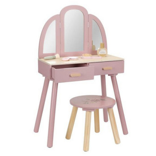 DUŻA TOALETKA drewniana z akcesoriami zabawa w dorosłych FSC Little Dutch 3+