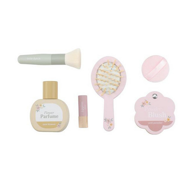 DUŻA TOALETKA drewniana z akcesoriami zabawa w dorosłych FSC Little Dutch 3+