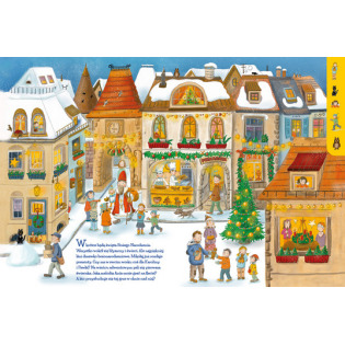 BOŻE NARODZENIE Z ANIOŁKAMI świąteczna wyszukiwanka książka kartonowa Birgit Gröger wyd. Jedność 2+