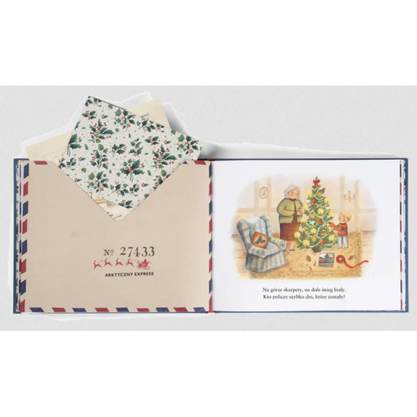 LISTY Z BIEGUNA książka w twardej okładce Annie Atkins wyd. Api Papi