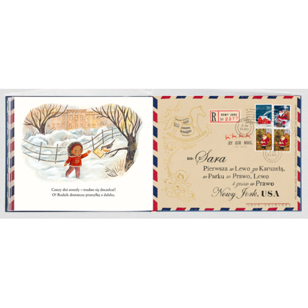 LISTY Z BIEGUNA książka w twardej okładce Annie Atkins wyd. Api Papi