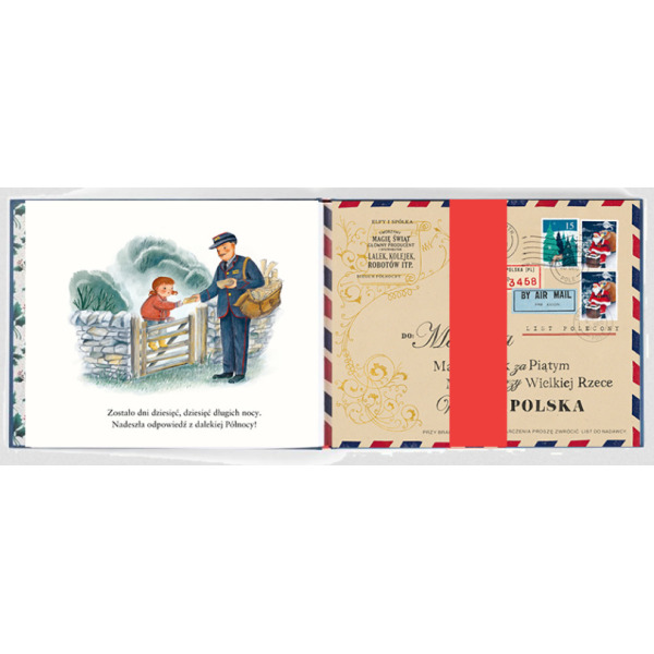 LISTY Z BIEGUNA książka w twardej okładce Annie Atkins wyd. Api Papi