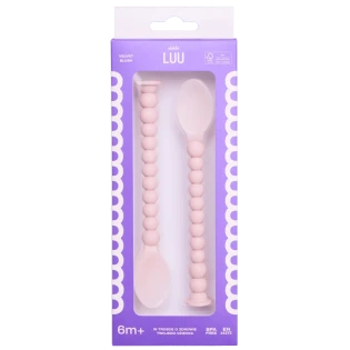 Zestaw łyżek do karmienia Velvet Blush Luu Kids 6m+