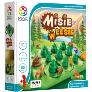 MISIE W LESIE gra logiczna układanka Smart Games IUVI 7+