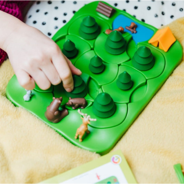 MISIE W LESIE gra logiczna układanka Smart Games IUVI 7+