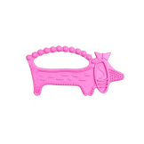 Gryzak dla dzieci Luuie The Dog Pink różowy piesek jamnik Luu Kids 4m+