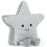 SREBRNA GWIAZDKA świąteczna przytulanka Amuseables Silver Star 17 cm Jellycat 0+