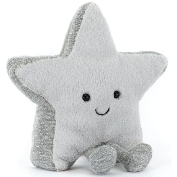 SREBRNA GWIAZDKA świąteczna przytulanka Amuseables Silver Star 17 cm Jellycat 0+