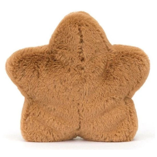 WESOŁA PIERNIKOWA GWIAZDKA brązowa świąteczna przytulanka Amuseables Star Cookie 13 cm Jellycat 0+