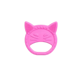 Gryzak dla dzieci Luuisa The Cat Pink różowy kotek Luu Kids 4m+