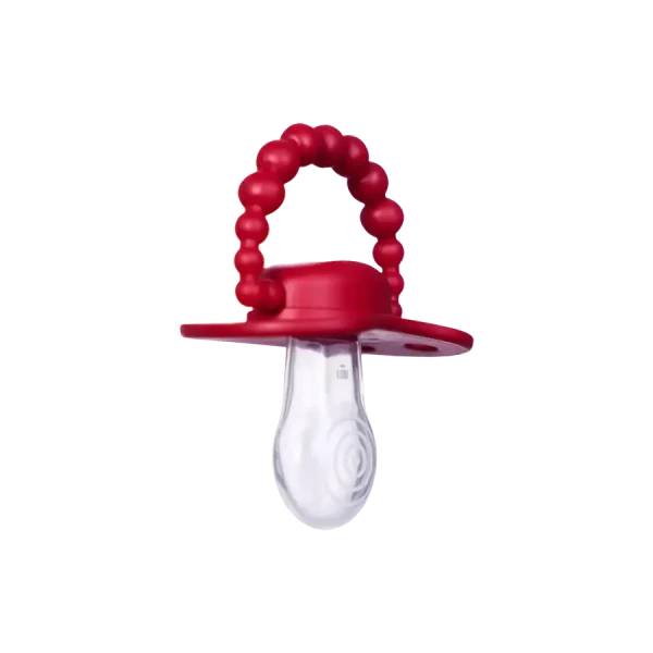 Smoczek pozycjonujący zestaw świąteczny 2 smoczków HOLY GREEN i SANTA RED 0-3M LUU Kids