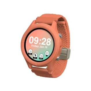 K-WATCH inteligentny zegarek dla dzieci pomarańczowy Coral smartwatch Kidywolf 8+