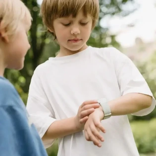 K-WATCH inteligentny zegarek dla dzieci zielony Green Green smartwatch Kidywolf 8+