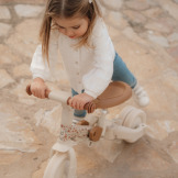 ROWEREK TRÓJKOŁOWY 4w1 z rączką Sunny Flower Little Dutch 1+