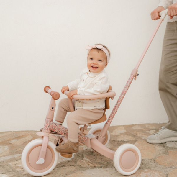 ROWEREK TRÓJKOŁOWY 4w1 z rączką  Fairy Floral Little Dutch 1+