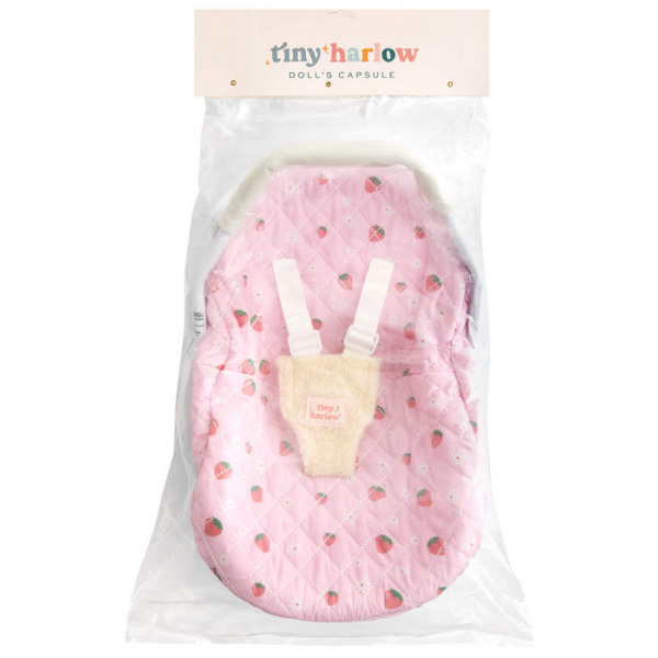 Fotelik samochodowy dla lalki Strawberry Tiny Harlow 3+