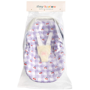 Fotelik samochodowy dla lalki Lilac Cherry Tiny Harlow 3+