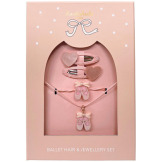 BALET zestaw 4 el. spinki do włosów, naszyjnik, bransoletka Ballet Hair & Jewellery Set Rockahula
