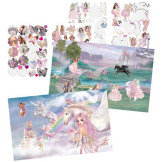 KONIKI książeczka z naklejkami TopModel Depesche Germany 5+