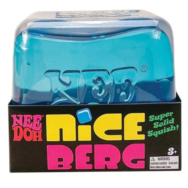 NICE BERG NEEDOH niebieski gniotek sensoryczny kostka lodu XXL Schylling 3+