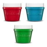 NATURALNA CIASTOLINA W SŁOICZKACH zestaw TRIO: zielony, niebieski, czerwony 3 x 125 ml ChildGen 3+