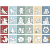 KALENDARZ ADWENTOWY kolorowanka świąteczna Little Dutch 3+