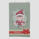 JIM świąteczna laleczka szmacianka z laską cukrową X-MAS 35 cm Little Dutch 12m+