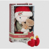 ROSA świąteczna laleczka szmacianka z pierniczkiem X-MAS 35 cm Little Dutch 12m+
