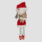ROSA świąteczna laleczka szmacianka z pierniczkiem X-MAS 35 cm Little Dutch 12m+