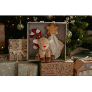 Zestaw prezentowy X-MAS 3 el. renifer Little Dutch 0+