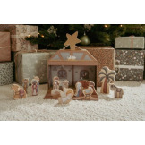 SZOPKA ŚWIĄTECZNA drewniane figurki X-MAS ozdoba FSC Little Dutch 18m+