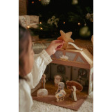 SZOPKA ŚWIĄTECZNA drewniane figurki X-MAS ozdoba FSC Little Dutch 18m+