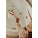 ŁOWIENIE RYBEK różowa wędka z podbierakiem do zabawy w kąpieli Pink Little Dutch 18m+