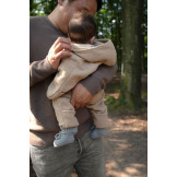 Kombinezon zimowy beżowy Teddy Fleece Beige rozm. 68 Lodger 3m+