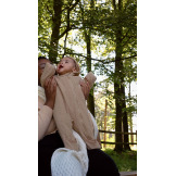 Kombinezon zimowy beżowy Teddy Fleece Beige rozm. 68 Lodger 3m+