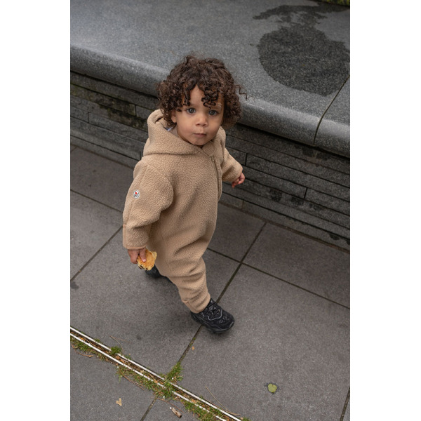 Kombinezon zimowy beżowy Teddy Fleece Beige rozm. 74 Lodger 6m+