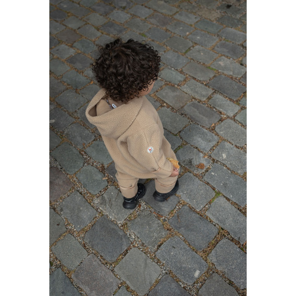 Kombinezon zimowy beżowy Teddy Fleece Beige rozm. 74 Lodger 6m+