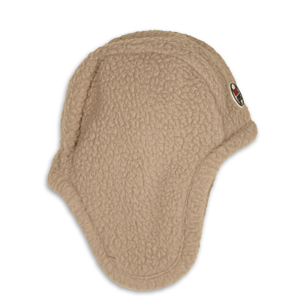 Czapeczka z polaru zimowa beżowa Teddy Fleece Beige Lodger 3-6m+