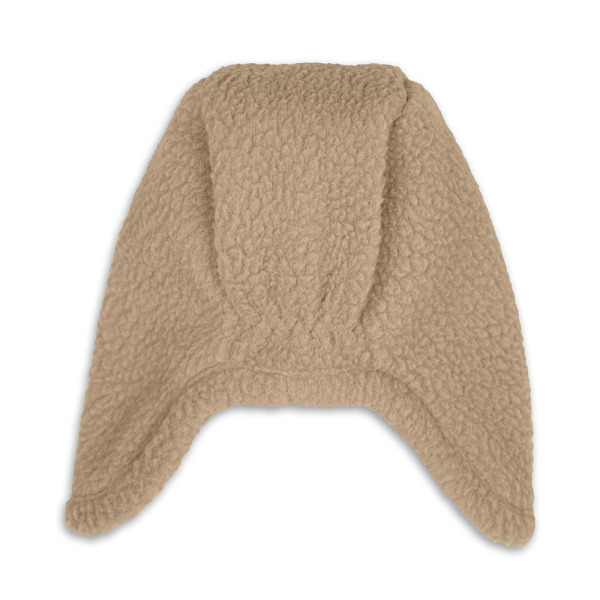 Czapeczka z polaru zimowa beżowa Teddy Fleece Beige Lodger 3-6m+