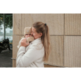 Rękawiczki dziecięce polarowe beżowe Teddy Fleece Beige Lodger 0-12m+