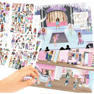 Książeczka z 220 naklejkami TopModel Depesche Germany