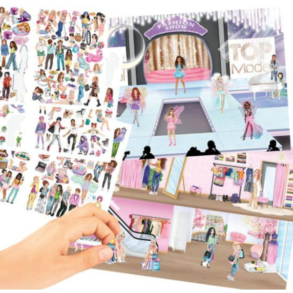 Książeczka z 220 naklejkami TopModel Depesche Germany