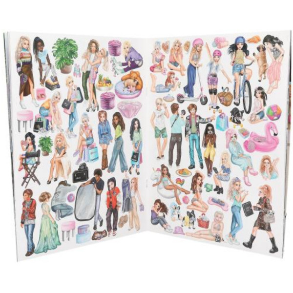 Książeczka z 220 naklejkami TopModel Depesche Germany