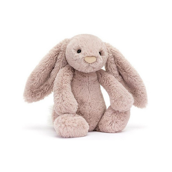 KRÓLICZEK LUXe różowa przytulanka Bashful Bunny Rosa 31 cm pudrowy róż Jellycat 12m+