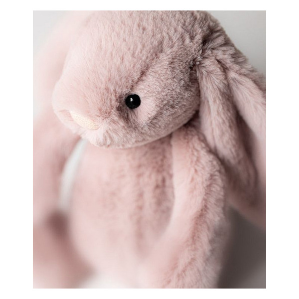 KRÓLICZEK LUXe różowa przytulanka Bashful Bunny Rosa 31 cm pudrowy róż Jellycat 12m+