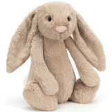 KRÓLICZEK beżowa przytulanka Bashful Bunny Beige 51 cm pudrowy róż Jellycat 0+
